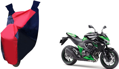Kar Waterproof Two Wheeler Cover for Kawasaki(Z250, Red, Blue)