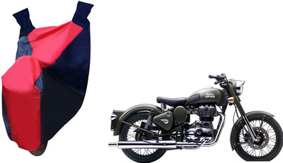Auto Haute Waterproof Two Wheeler Cover for Royal Enfield(Battle Green, Red, Blue)