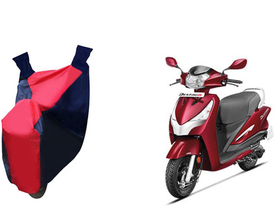 Auto Haute Two Wheeler Cover for Hero(Destini 125, Red, Blue)