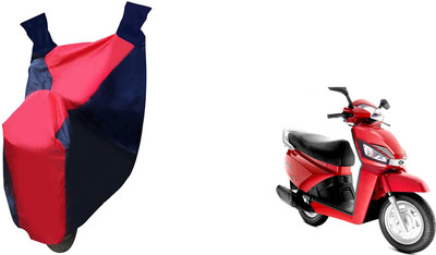 Kar Waterproof Two Wheeler Cover for Mahindra(Gusto, Red, Blue)
