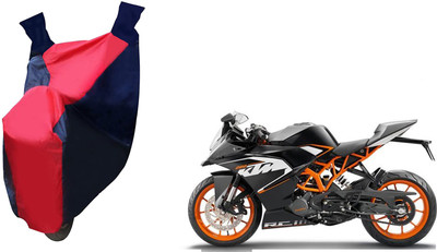 Auto Haute Waterproof Two Wheeler Cover for KTM(Duke 200, Red, Blue)