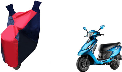 Auto Haute Waterproof Two Wheeler Cover for TVS(Scooty Zest 110, Red, Blue)