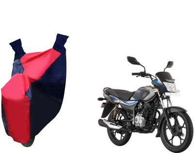 Kar Waterproof Two Wheeler Cover for Bajaj(Platina 110, Red, Blue)