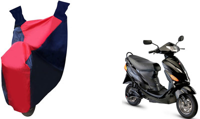 Kar Waterproof Two Wheeler Cover for Hero Electric(Electric Wave Dx, Red, Blue)