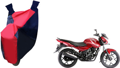Kar Waterproof Two Wheeler Cover for Bajaj(Discover 150 s, Red, Blue)