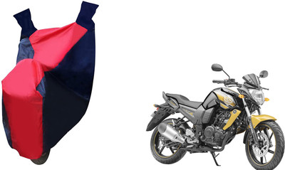 Auto Haute Waterproof Two Wheeler Cover for Yamaha(FZ-S, Red, Blue)