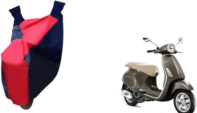 Auto Haute Waterproof Two Wheeler Cover for Piaggio(Vespa VXL, Red, Blue)
