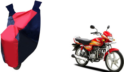 Kar Waterproof Two Wheeler Cover for Hero(HF Deluxe, Red, Blue)