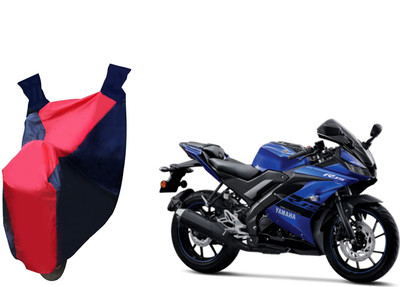 Auto Haute Waterproof Two Wheeler Cover for Yamaha(R15 V3, Red, Blue)