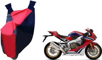 Auto Haute Waterproof Two Wheeler Cover for Honda(CBR 1000RR, Red, Blue)