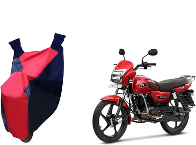 Auto Haute Waterproof Two Wheeler Cover for TVS(Radeon, Red, Blue)