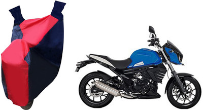 Auto Haute Waterproof Two Wheeler Cover for Mahindra(Mojo UT 300, Red, Blue)