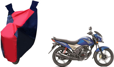 Auto Haute Two Wheeler Cover for Honda(CB Shine SP, Red, Blue)