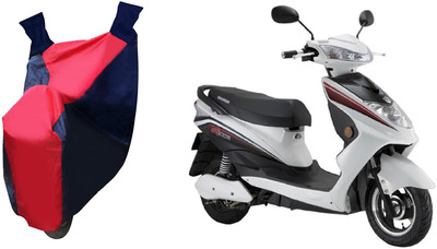 Auto Haute Waterproof Two Wheeler Cover for Okinawa(Ridge, Red, Blue)
