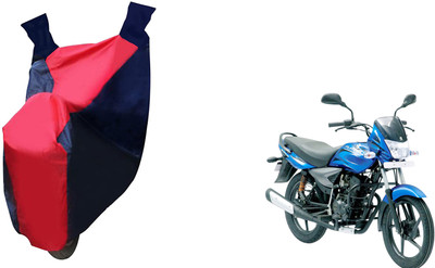 Auto Haute Waterproof Two Wheeler Cover for Bajaj(Platina, Red, Blue)