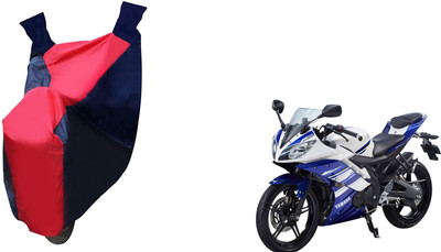 Kar Waterproof Two Wheeler Cover for Yamaha(YZF R15 S, Red, Blue)