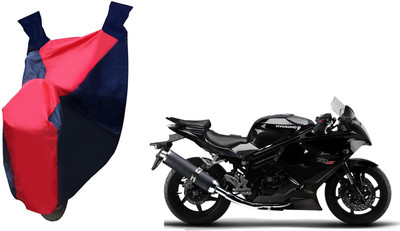 Auto Haute Waterproof Two Wheeler Cover for Hyosung(GT650R, Red, Blue)