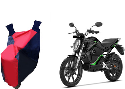 Auto Haute Waterproof Two Wheeler Cover for Revolt(RV 300, Red, Blue)