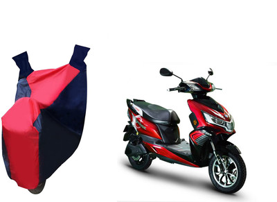 Kar Waterproof Two Wheeler Cover for Okinawa(i-Praise, Red, Blue)