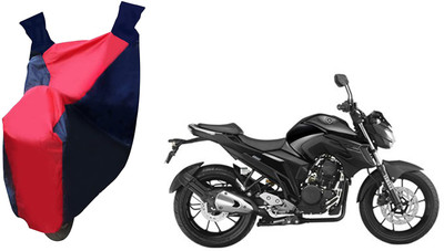 Auto Haute Waterproof Two Wheeler Cover for Yamaha(FZ, Red, Blue)