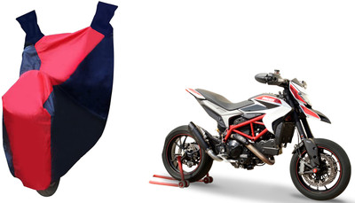 Auto Haute Waterproof Two Wheeler Cover for Ducati(Hyperstrada, Red, Blue)