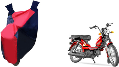 Kar Waterproof Two Wheeler Cover for TVS(XL Super, Red, Blue)