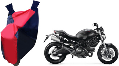 Kar Waterproof Two Wheeler Cover for Ducati(Monster 796 S2R, Red, Blue)