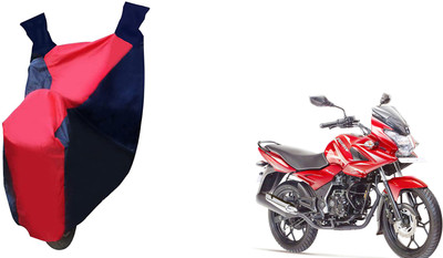 Kar Waterproof Two Wheeler Cover for Bajaj(Discover 150 f, Red, Blue)