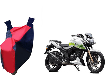 Auto Haute Waterproof Two Wheeler Cover for TVS(Apache, Red, Blue)