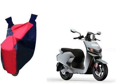 Auto Haute Waterproof Two Wheeler Cover for 22Motors(Flow, Red, Blue)