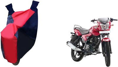 Auto Haute Waterproof Two Wheeler Cover for TVS(Star City Plus, Red, Blue)