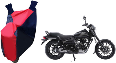Auto Haute Waterproof Two Wheeler Cover for Bajaj(Avenger 180 Street, Red, Blue)