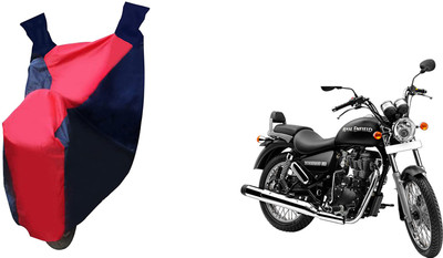 Auto Haute Waterproof Two Wheeler Cover for Royal Enfield(Thunderbird 350, Red, Blue)