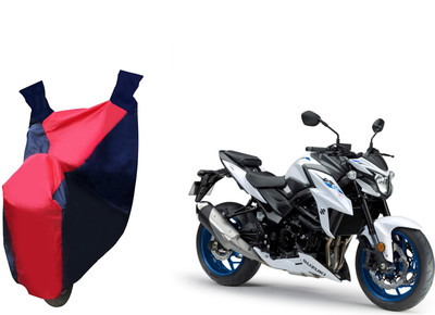 Auto Haute Waterproof Two Wheeler Cover for Suzuki(GSX-S750, Red, Blue)