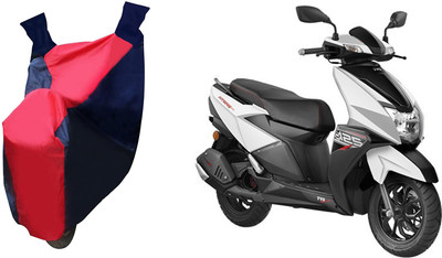 Kar Waterproof Two Wheeler Cover for TVS(Ntorq 125, Red, Blue)