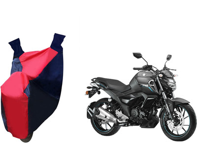 Kar Waterproof Two Wheeler Cover for Yamaha(FZ S V3.0 FI, Red, Blue)