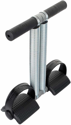 Rionel Double Spring Tummy Trimmer Abs Core Abdominal Trainer Leg Exerciser Body Toner Ab Exerciser(Black)