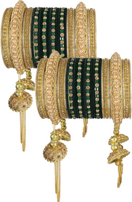 Zulka Get Your Traditions Metal Bangle Set(Pack of 42)