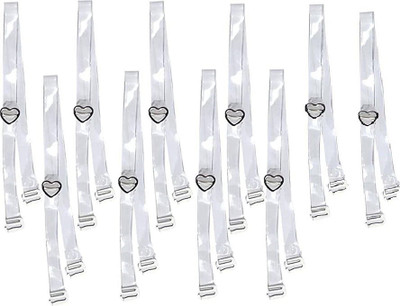 NICEJOY Sequin Bra Straps(Transparent, Pack of 10)
