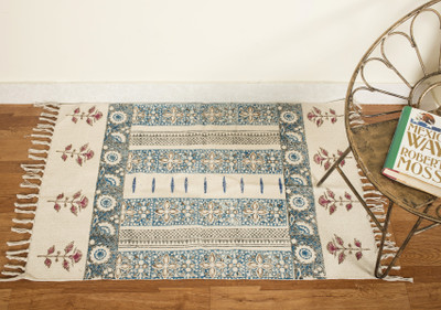 Handicraft-Palace Multicolor Cotton Area Rug(2 ft,  X 3 ft, Rectangle)