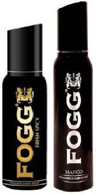 FOGG Marco and Fresh Spicy Body Spray  -  For Men(240 ml, Pack of 2)