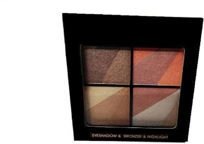 Miss Hot Palette Eyeshaow & Bronzer & Highlighter-02 12 g (Multicolor) 12 ml(Multi Color)
