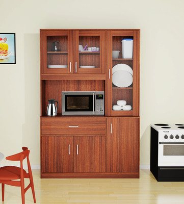 Barewether Engineered Wood Kitchen Cabinet(Finish Color - Walnut)