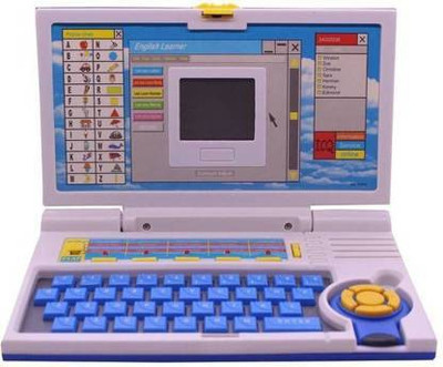 a.s.traders English Learner 20 Activities & Play Laptop With Mouse Control Toy For Kids(Blue)