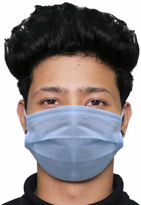 BEANPOLE BeanPole-cgty-1456-gchy BeanPole-cgty-1456-gchy Surgical Mask With Melt Blown Fabric Layer(Blue, Free Size, Pack of 20, 3 Ply)