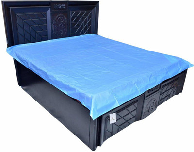 niharika Mattress Topper Double Size Waterproof Mattress Cover(Blue)