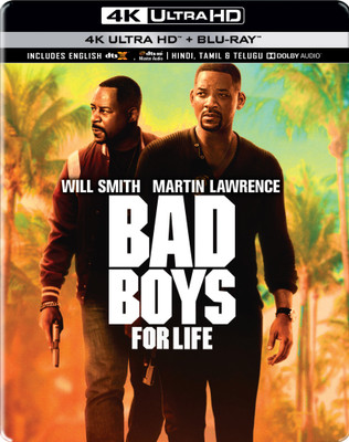 Bad Boys for Life (Steelbook) (4K UHD & HD) (Region Free)(4K(UHD) Blu-ray English)