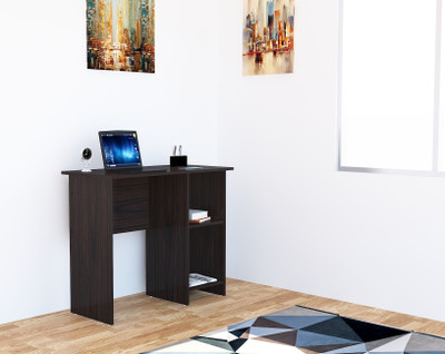 Okra Engineered Wood Study Table(Free Standing, Finish Color - African Walnut, Knock Down) Okra Engineered Wood Study Table(Free Standing, Finish Color - African Walnut, Knock Down)