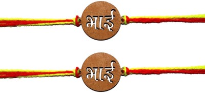 Vihaan Fashions Designer 2RKH0026 Mauli Thread Rakhi  Set(2 Designer Rakhi)