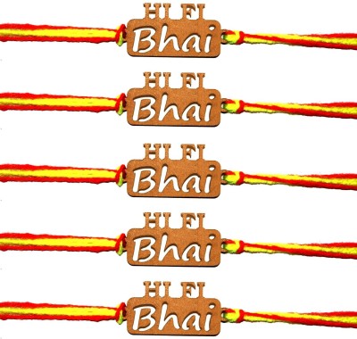 Vihaan Fashions Designer 5RKH0014 Mauli Thread Rakhi  Set(5 Designer Rakhi)